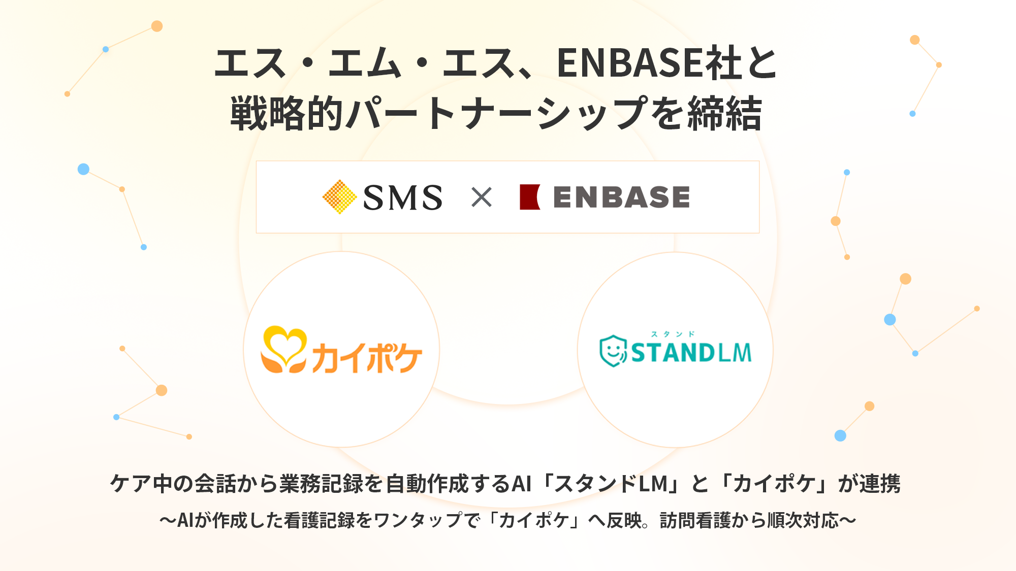 エス・エム・エス×ENBASE提携